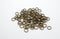 50 pieces, 6mm bronze jump rings, open jump rings, bronze connector, bulk bronze jump rings, bulk jump rings
